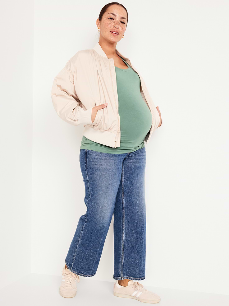 Image number 3 showing, Maternity Scoop-Neck T-Shirt