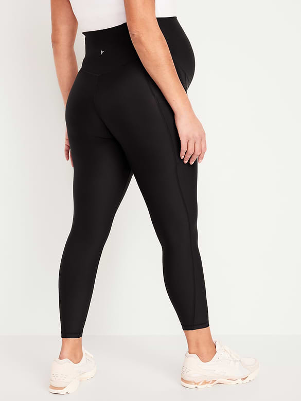Maternity Full-Panel PowerSoft 7/8 Leggings