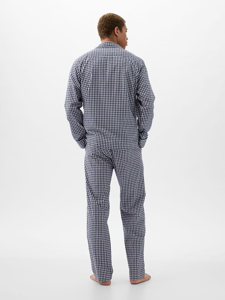Image number 2 showing, Adult Poplin Pajama Set