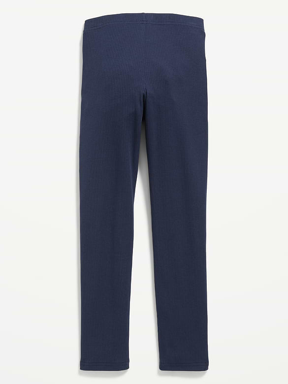 Rib-Knit Leggings for Girls