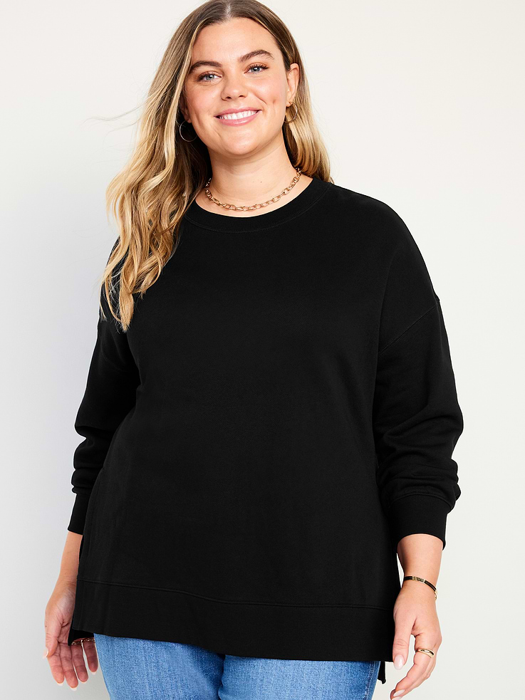 Image number 7 showing, SoComfy Relaxed Tunic Sweatshirt
