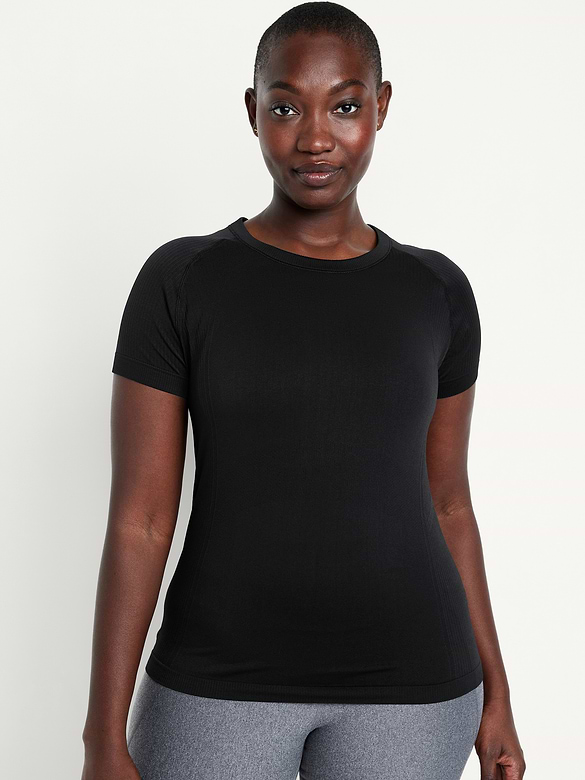 Fluid Seamless Fitted T-Shirt