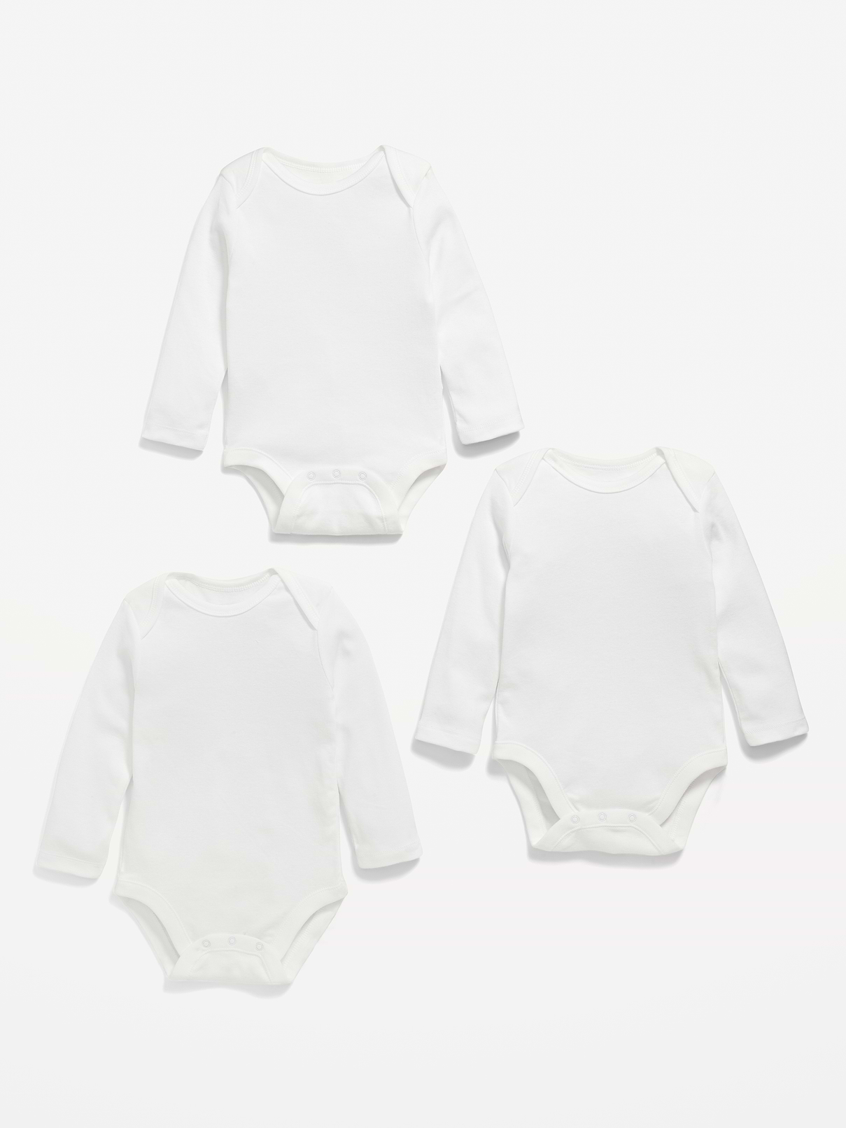 Image number 2 showing, Unisex Bodysuit 3-Pack for Baby