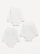 Image number 2 showing, Unisex Bodysuit 3-Pack for Baby