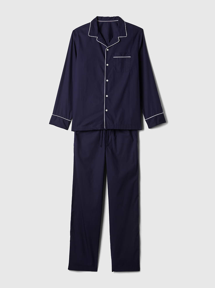 L'image numéro 3 présente Pyjama en popeline pour Adulte