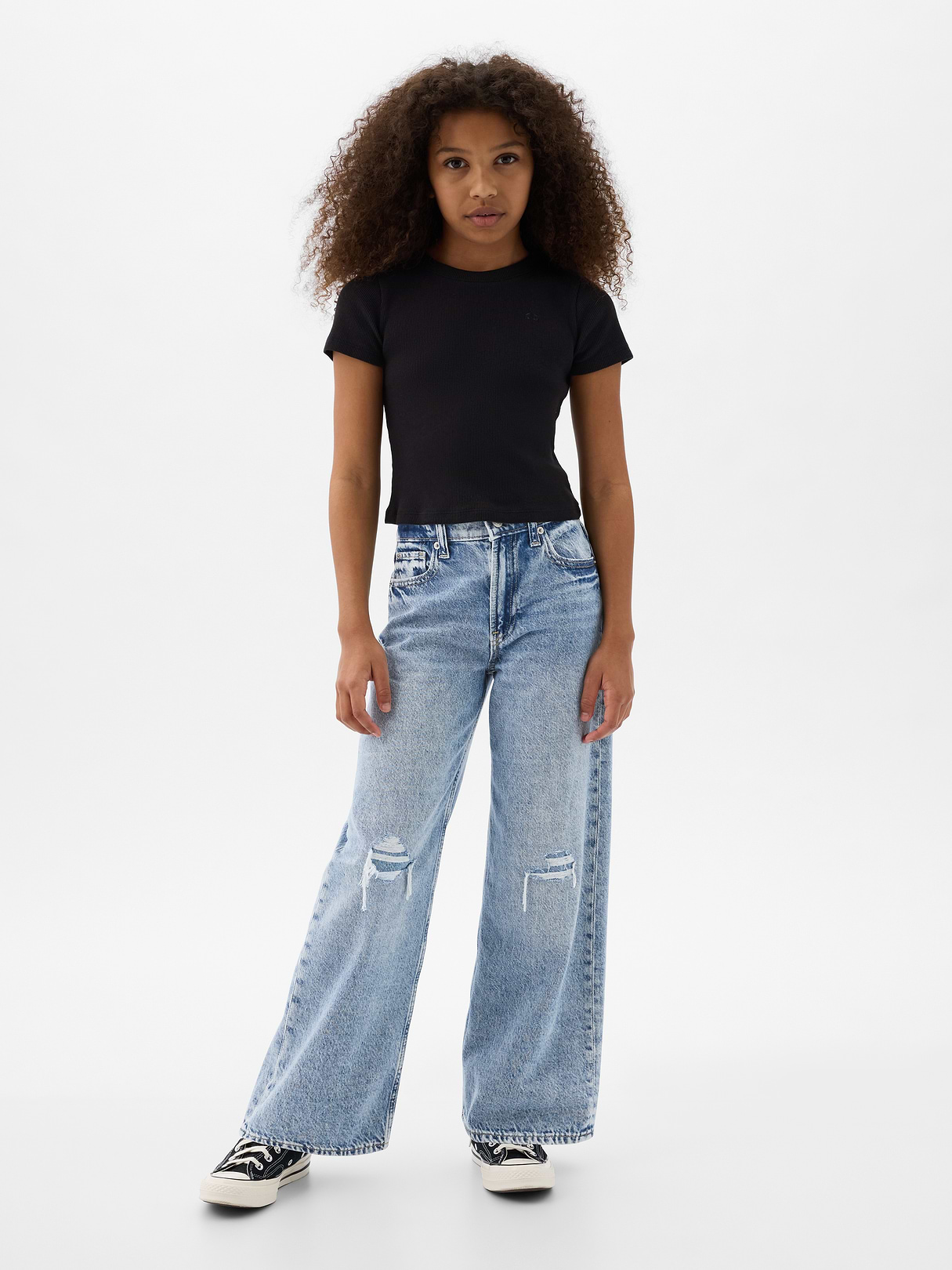 GAP Kids Kids Low Rise Stride Wide-Leg Jeans (2)