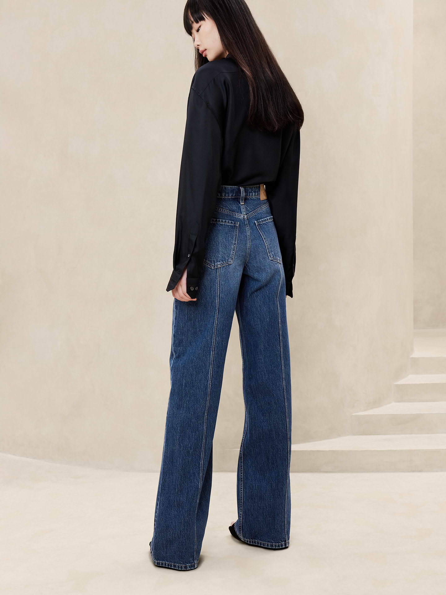 Image 2 of 4, The Pintuck Jean