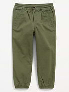 Image number 1 showing, Functional-Drawstring Jogger Pants for Toddler Boys
