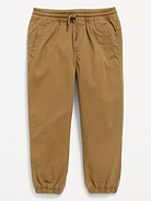 Image number 1 showing, Functional-Drawstring Jogger Pants for Toddler Boys