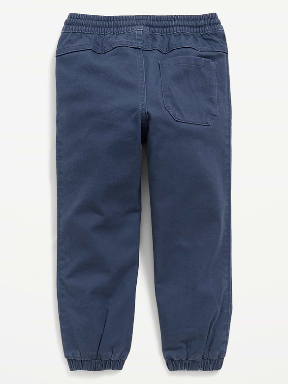 Functional-Drawstring Jogger Pants for Toddler Boys
