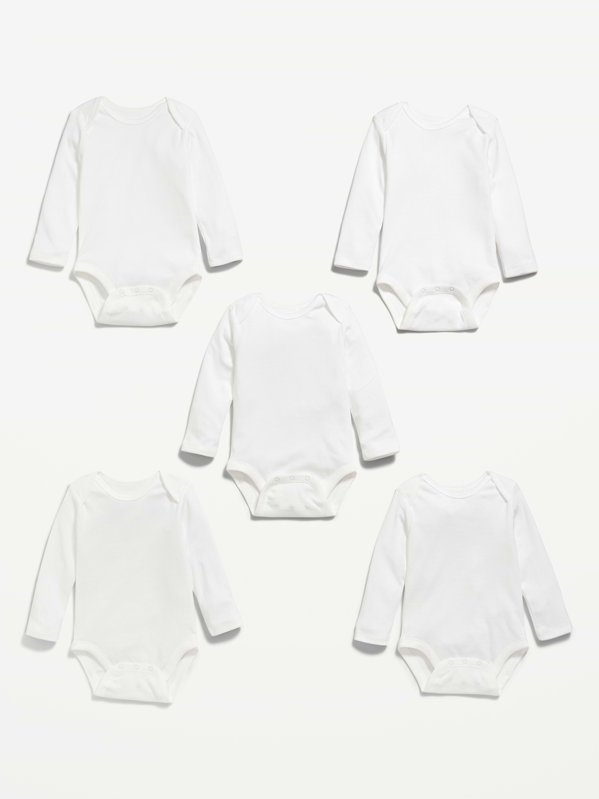 Image number 2 showing, Unisex Bodysuit 5-Pack for Baby