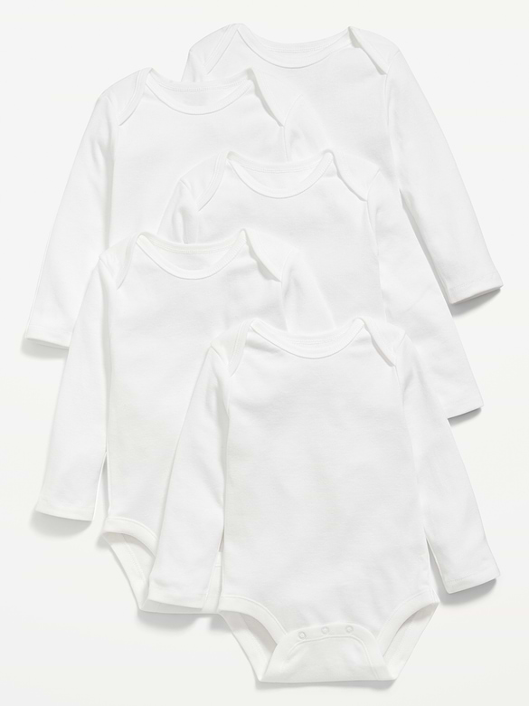 Unisex Bodysuit 5-Pack for Baby