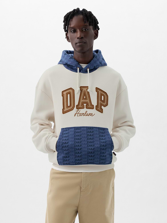 GAP × DAP Colorblock Logo Hoodie