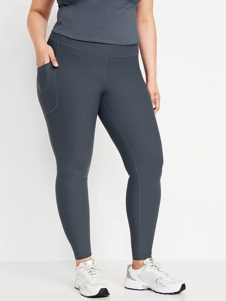 Image number 6 showing, High-Waisted PowerSoft Full-Length Pocket Leggings