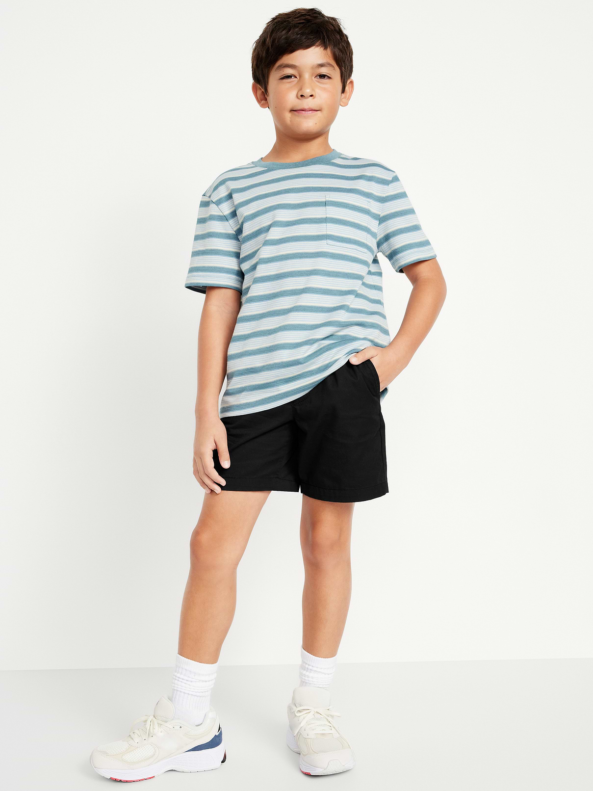 Image number 3 showing, Above Knee Twill Pull-On Shorts for Boys