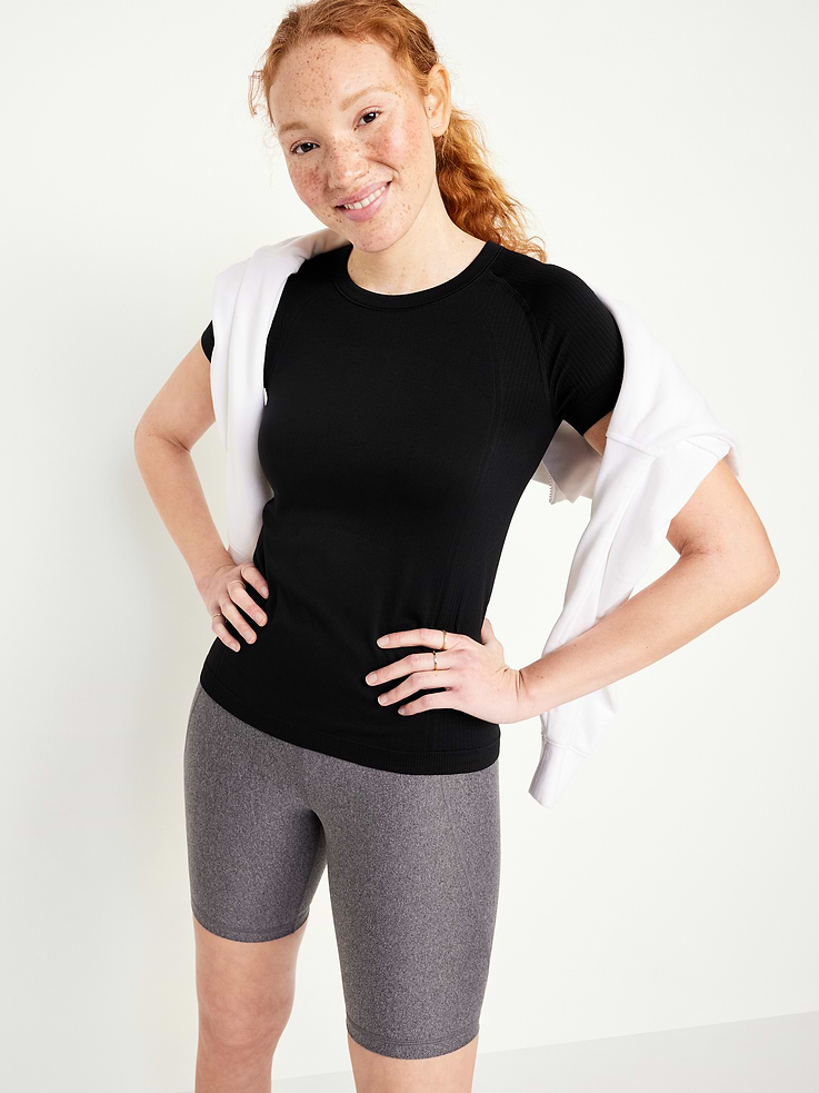Image number 3 showing, Fluid Seamless Fitted T-Shirt