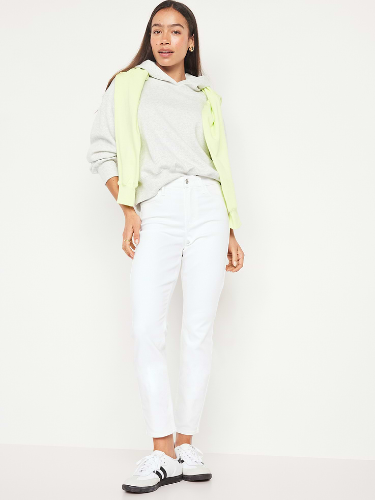 Image number 3 showing, High-Waisted Wow Straight Ankle Jeans