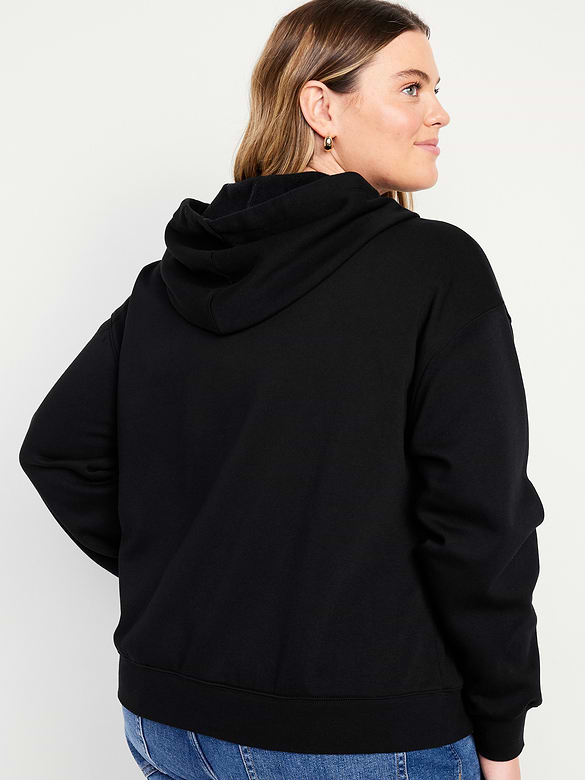 Logo Zip Hoodie Sweatshirt
