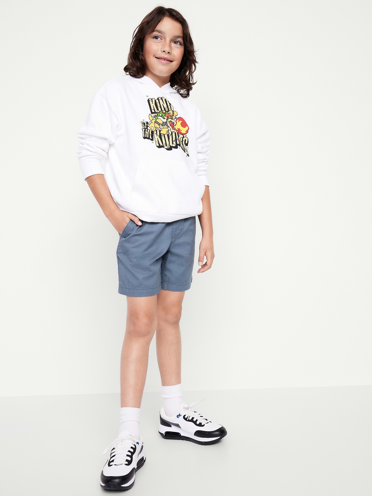 Image number 3 showing, Above Knee Twill Pull-On Shorts for Boys