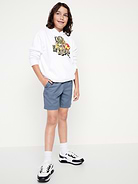 Image number 3 showing, Above Knee Twill Pull-On Shorts for Boys