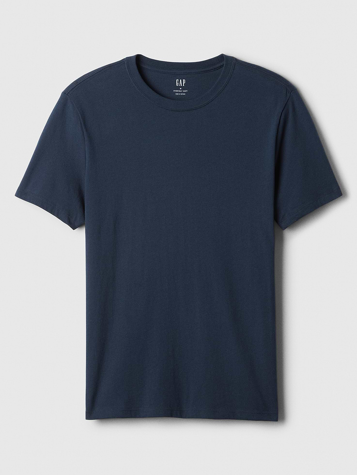 Image 4 of 4, Everyday Soft Crewneck T-Shirt