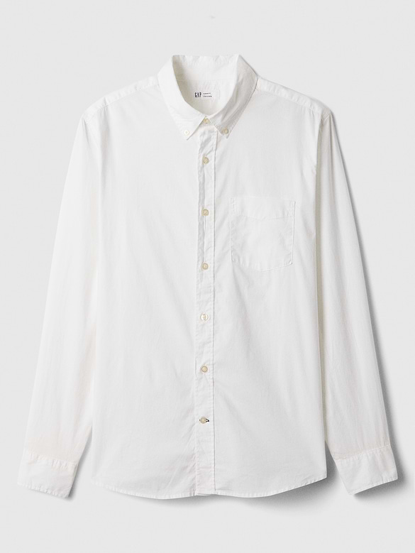 Stretch Poplin Shirt in Standard Fit