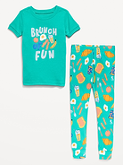Image number 2 showing, Unisex Snug-Fit Printed Pajama Set for Toddler & Baby