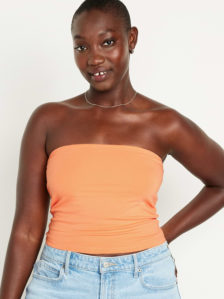 Image 5 of 8, Double-Layer Tube Tank Top