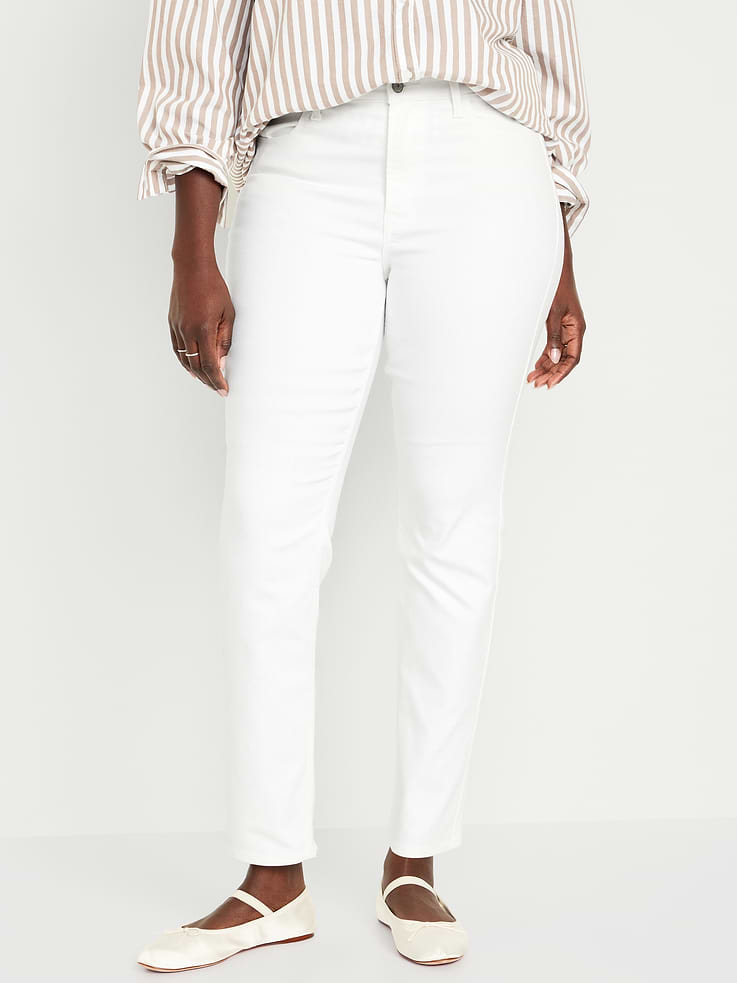 Image number 6 showing, High-Waisted Wow Straight Ankle Jeans