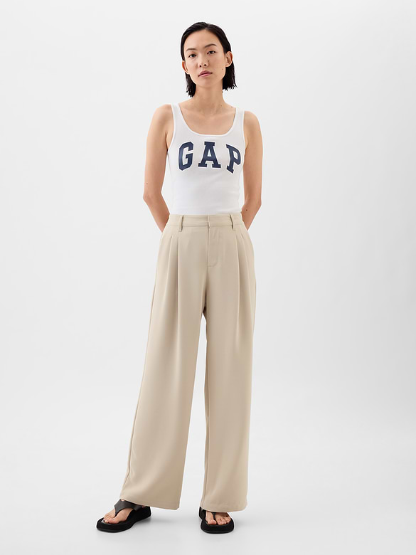 Gap Logo Ribbed Tank Top