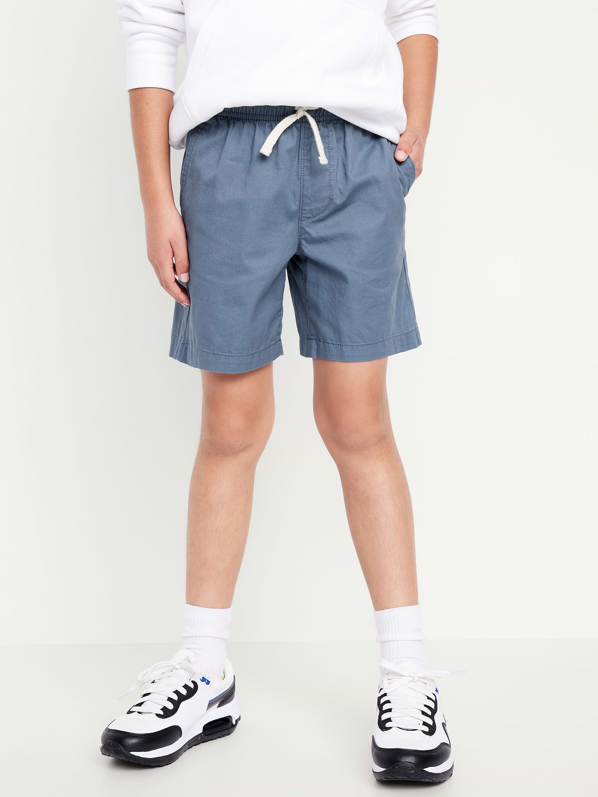 Image number 1 showing, Above Knee Twill Pull-On Shorts for Boys