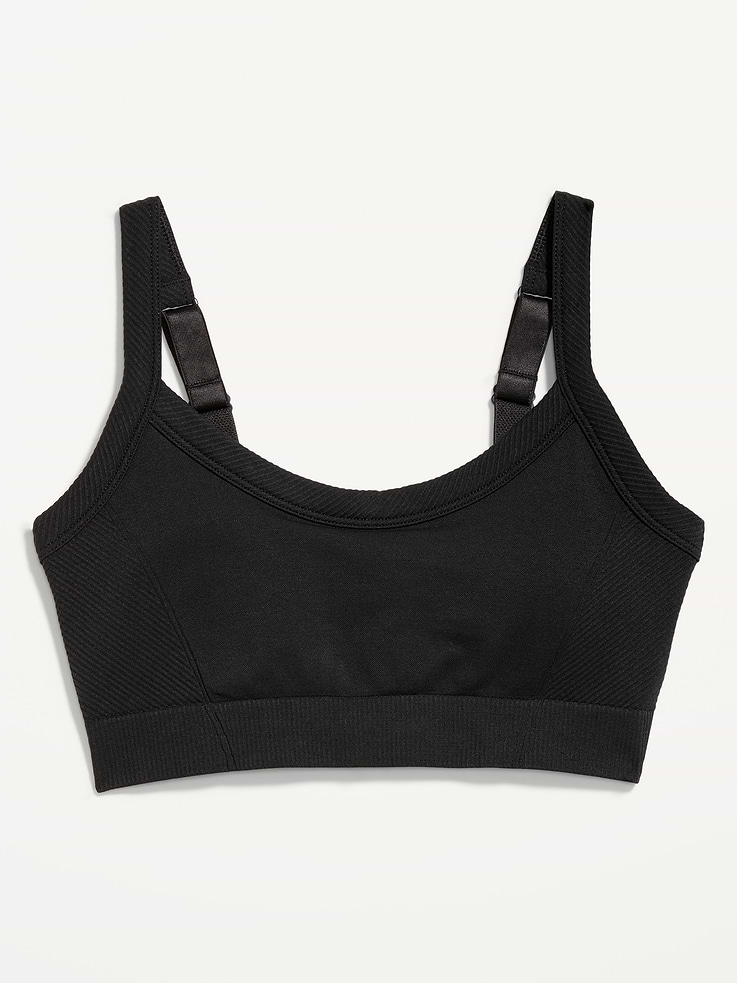 Image number 4 showing, Light Support Fluid Seamless Ribbed Sports Bra