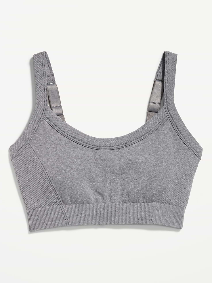 Image number 4 showing, Light Support Fluid Seamless Ribbed Sports Bra