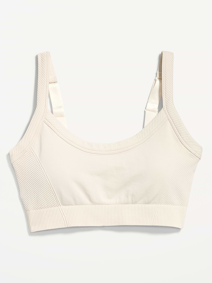 Image number 4 showing, Light Support Fluid Seamless Ribbed Sports Bra