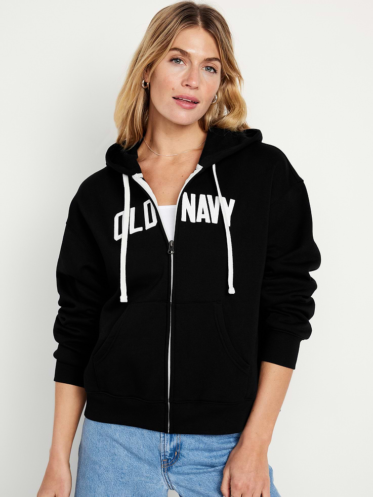 Image number 1 showing, Logo Zip Hoodie Sweatshirt