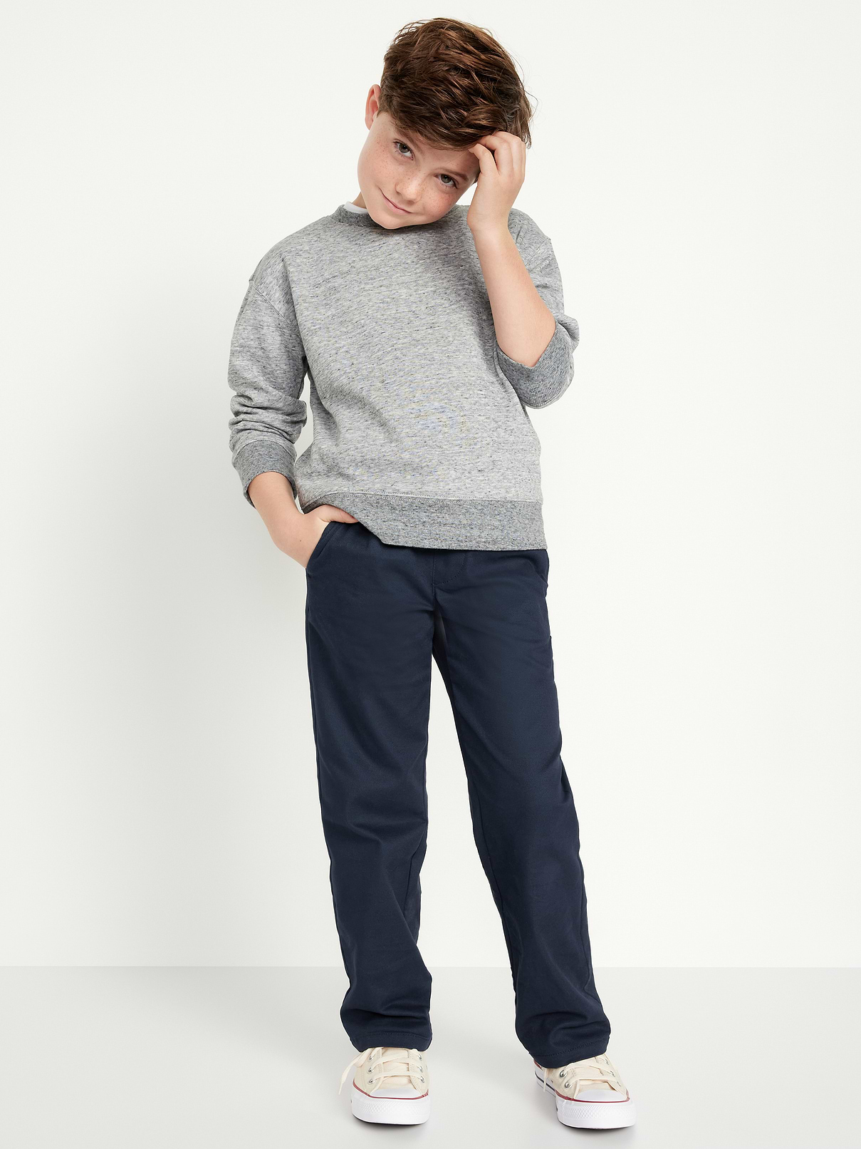 Image number 3 showing, WOW Straight Leg Pull On Pants for Boys