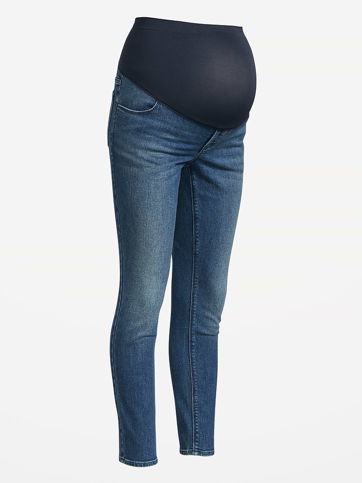 Image number 4 showing, Maternity Full-Panel Wow Skinny Jeans