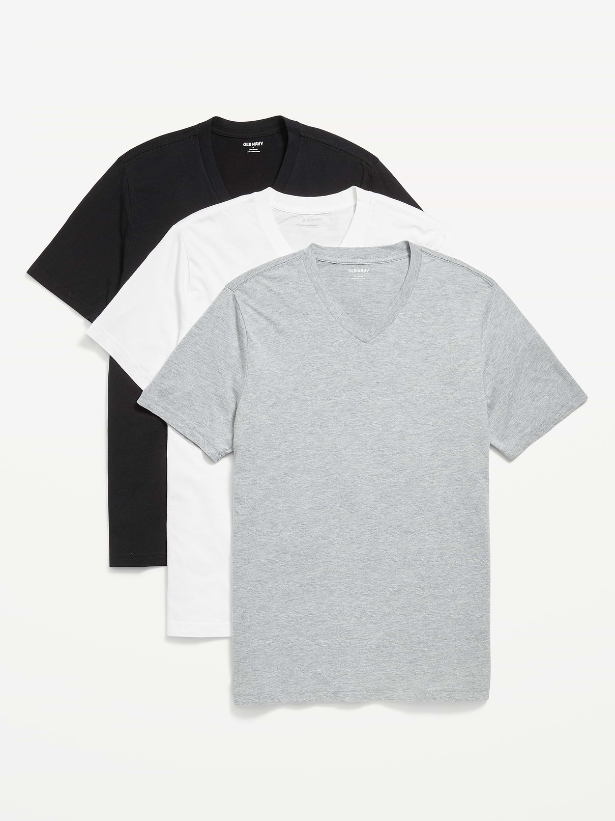 L'image numéro 1 présente T-shirt ultra-doux à encolure en V pour Homme (paquet de 3)