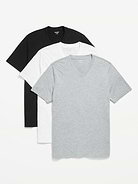 L'image numéro 1 présente T-shirt ultra-doux à encolure en V pour Homme (paquet de 3)