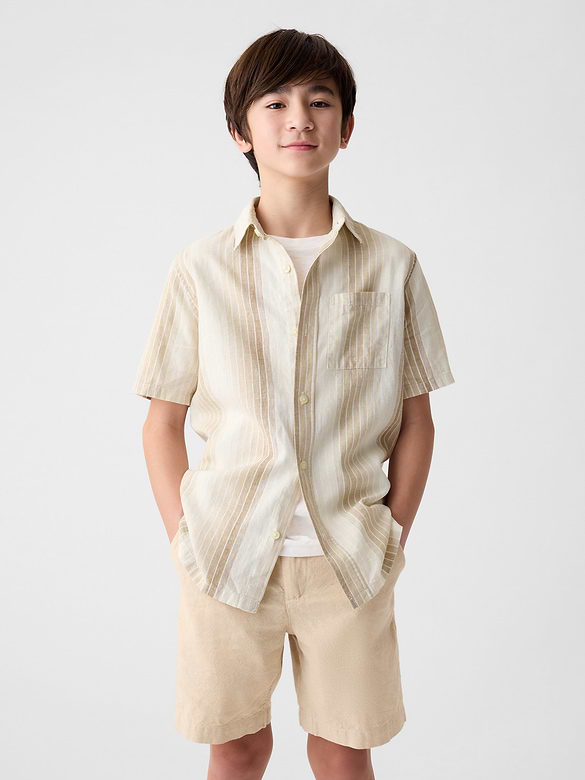 Kids Linen-Cotton Shirt