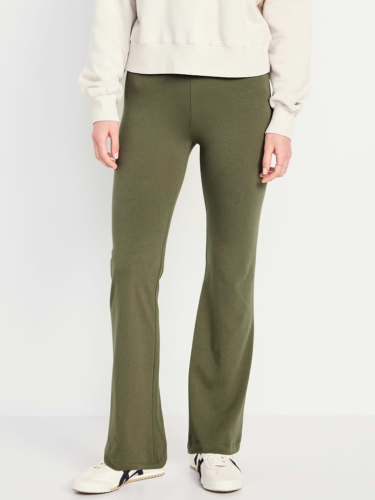 Image number 1 showing, High-Waisted Fashion Flare Leggings