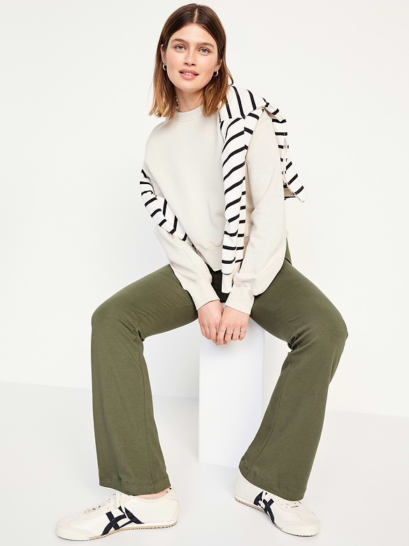 High-Waisted Fashion Flare Leggings