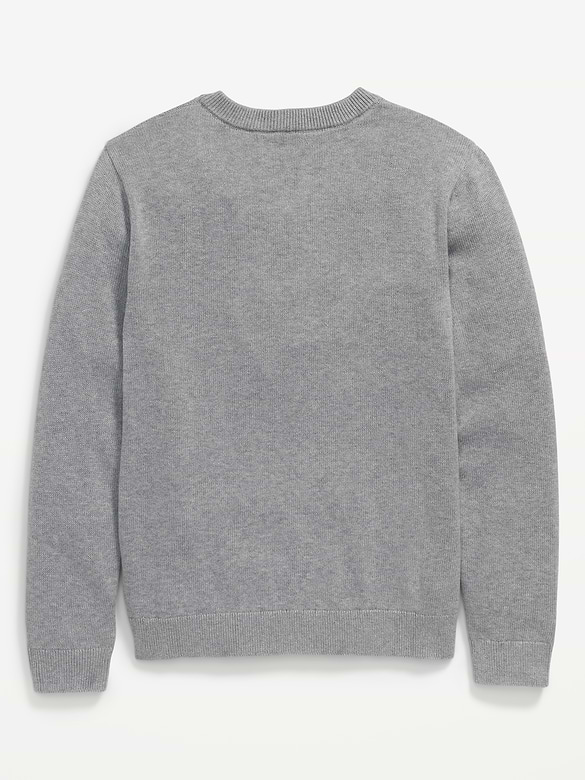 Chandail d’uniforme à col en V pour garçon