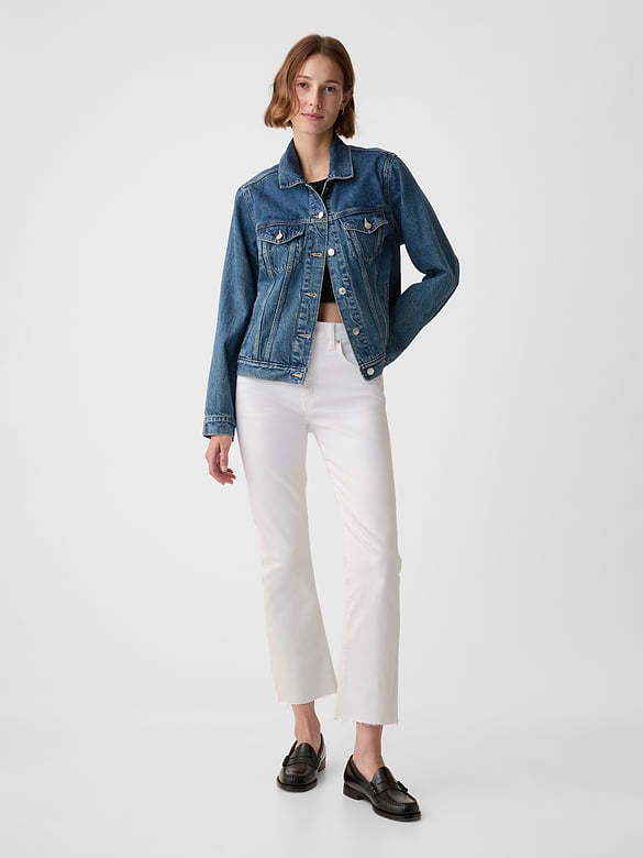 High Rise Kick Fit Jeans