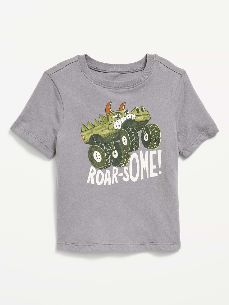 Image 1 of 1, Mix Match Go Product, crew neck, short sleeves, graphic at front, Product #467578