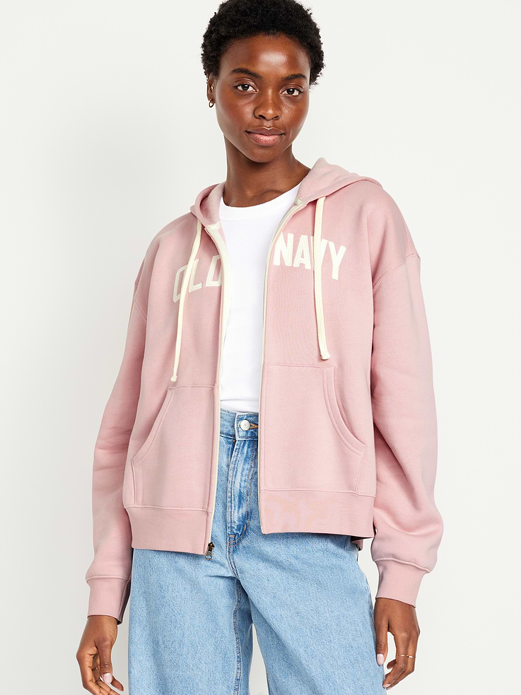 Image number 1 showing, Logo Zip Hoodie Sweatshirt