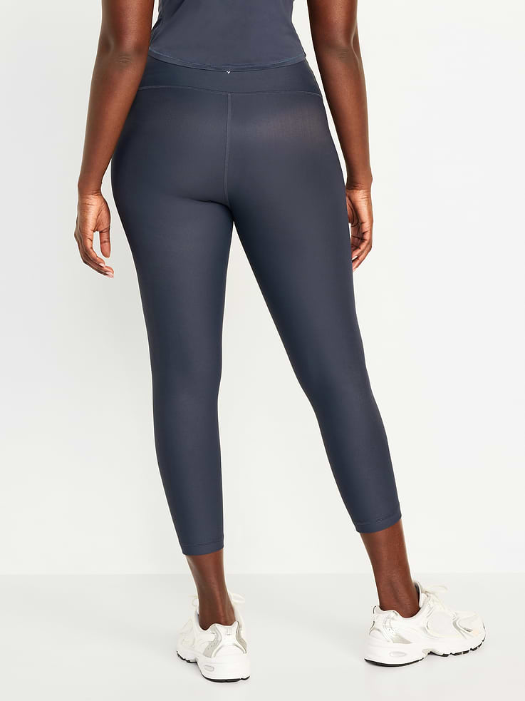 Image number 7 showing, High-Waisted PowerSoft Crop Leggings
