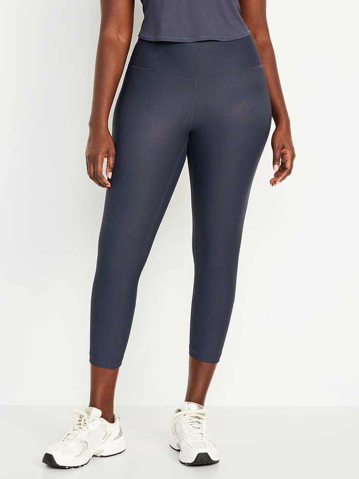 Image number 6 showing, High-Waisted PowerSoft Crop Leggings