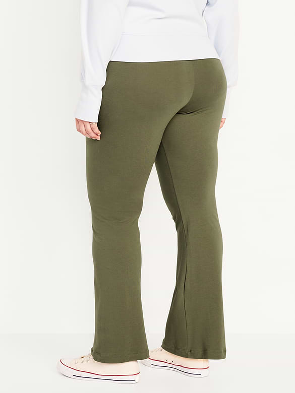 High-Waisted Fashion Flare Leggings