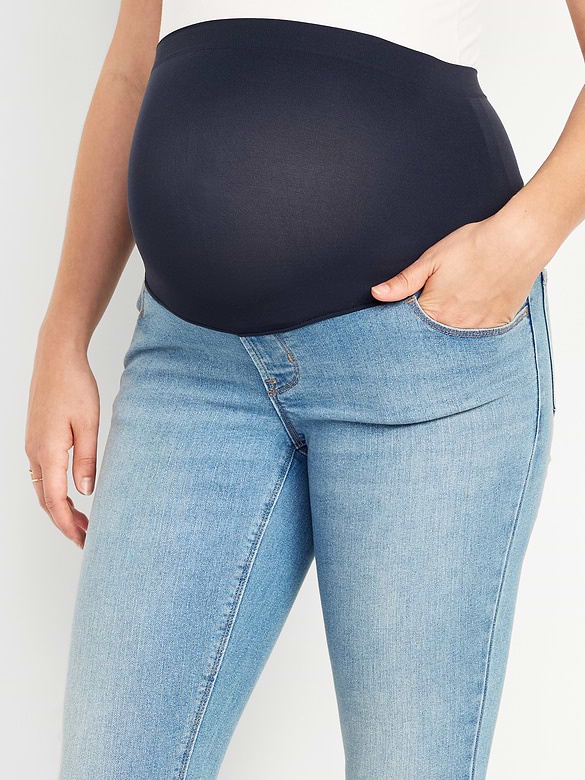 Maternity Full-Panel Skinny Jeans